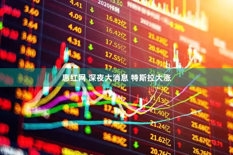 惠红网 深夜大消息 特斯拉大涨